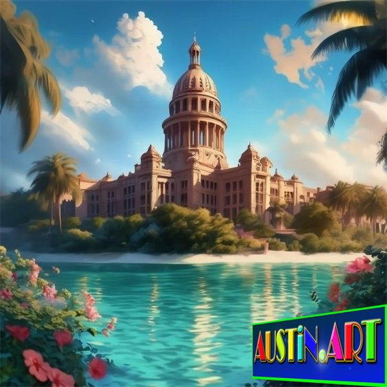 "Austin Capitol Building in Cancun Mexico"
Digital Art Created By DAPACU 
Multidimensional Artist 
ARTE.ART