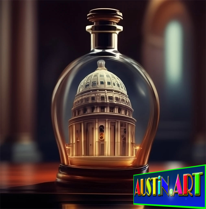 Austin Capitol Building in A Bottle
Created By DAPACU