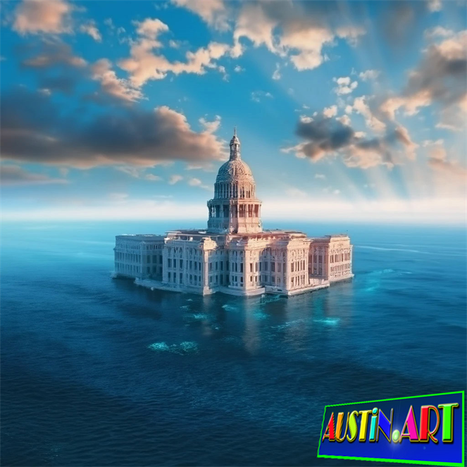 Austin Capitol Building World Tour Art  COLLECTION
Created By Artist DAPACU Austin.Art